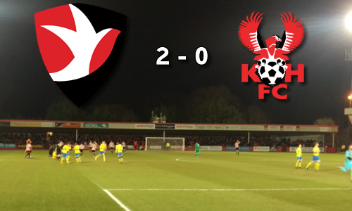 Leaders Slow Harriers Charge: Cheltenham Town 2-0 Harriers