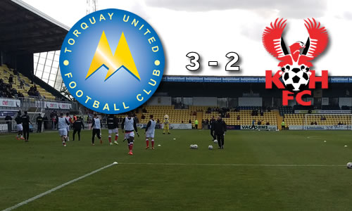 The End Gets Nearer: Torquay United 3-2 Harriers