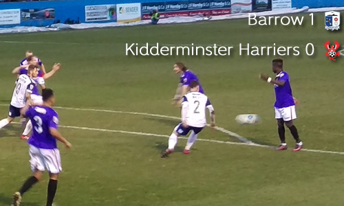 Trophy Run Ends: Barrow 1-0 Harriers