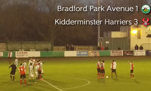Four In A Row For Harriers: Bradford Park Avenue 1-3 Harriers