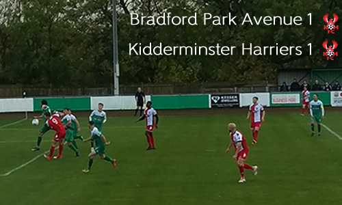 Harriers Held By Avenue: Bradford Park Avenue 1-1 Harriers