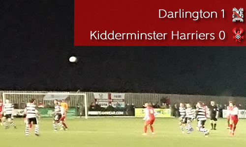 Darlo Disappointment For Harriers: Darlington 1-0 Harriers