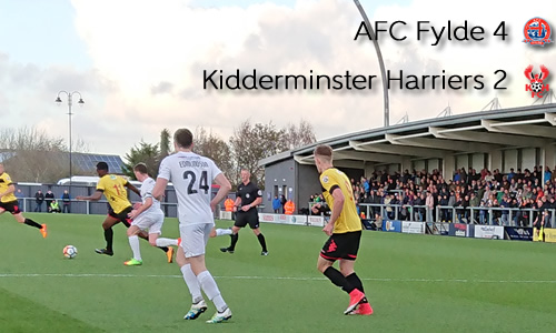 Cup Run Coasts To An End: AFC Fylde 4-2 Harriers