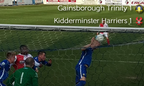Harriers Title Hopes Ended: Gainsborough Trinity 1-1 Harriers