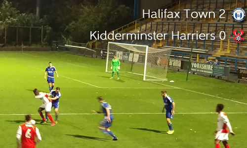 Defeat For Ten-Man Harriers: FC Halifax Town 2-0 Harriers