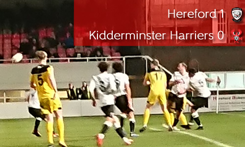 Derby Disappointment: Hereford 1-0 Harriers