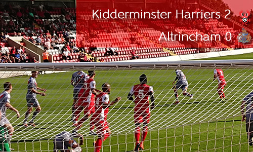 Harriers Grab First Home Win: Harriers 2-0 Altrincham