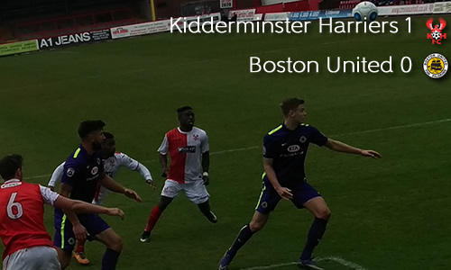 Late Winner Keeps Hopes Alive: Harriers 1-0 Boston United