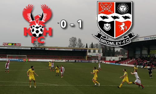 Sleepy Harriers Fall Again: Harriers 0-1 Bromley