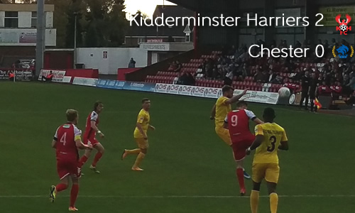 Harriers Cruise Through Chester Test: Harriers 2-0 Chester