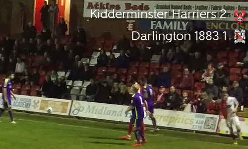 Harriers Battle To Sixth Win: Harriers 2-1 Darlington 1883