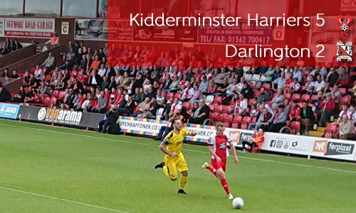 Five Goal Blast Nets First Win: Harriers 5-2 Darlington