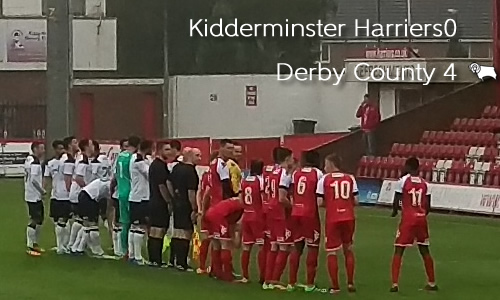 Defeat in First Friendly: Harriers 0-4 Derby County