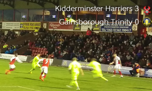 Trinity Of Goals Sink Gainsborough: Harriers 3-0 Gainsborough Trinity