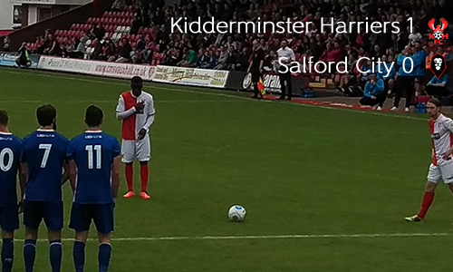 Crucial Win For Harriers: Harriers 1-0 Salford City