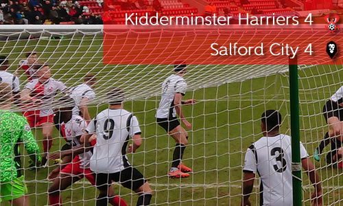 Harriers In Horror Collapse: Harriers 4-4 Salford City