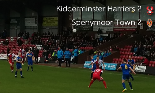 Late Penalty Denies Harriers: Harriers 2-2 Spennymoor Town