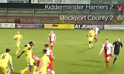 Late Comeback Earns Replay: Harriers 2-2 Stockport County