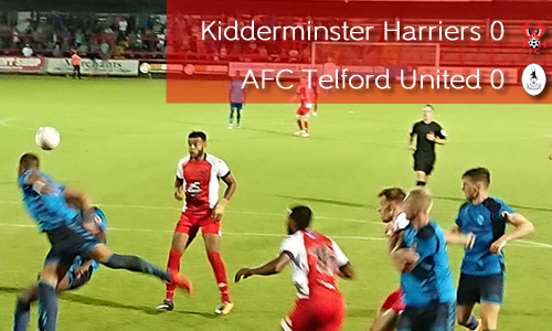No Goals In Dour Derby: Harriers 0-0 AFC Telford United