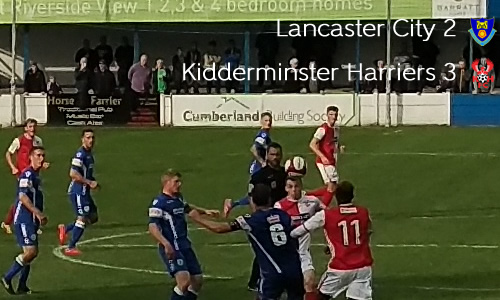 Harriers Avoid Banana Skin: Lancaster City 2-3 Harriers