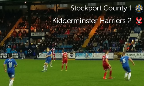 Late Comeback Nets Points: Stockport County 1-2 Harriers