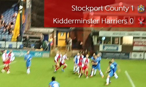 Late Sucker Punch Sinks Harriers: Stockport County 1-0 Harriers
