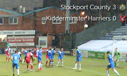 Harriers Trophy Hopes Ended: Stockport County 3-0 Harriers